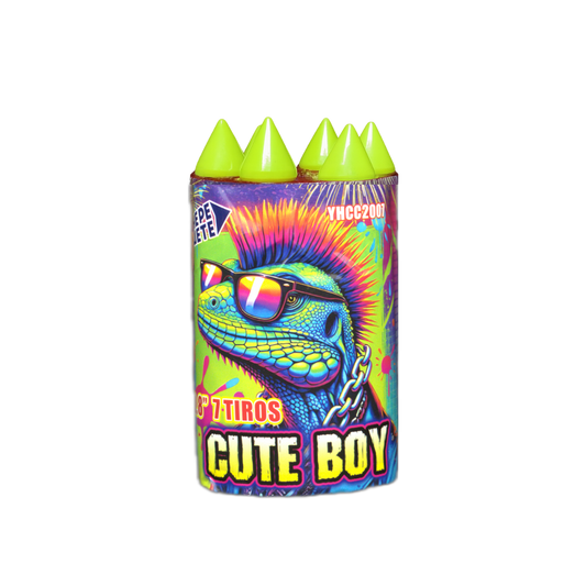 BATERIA   CON PICOS DE 7 TIROS - 0.8" CUTE BOY