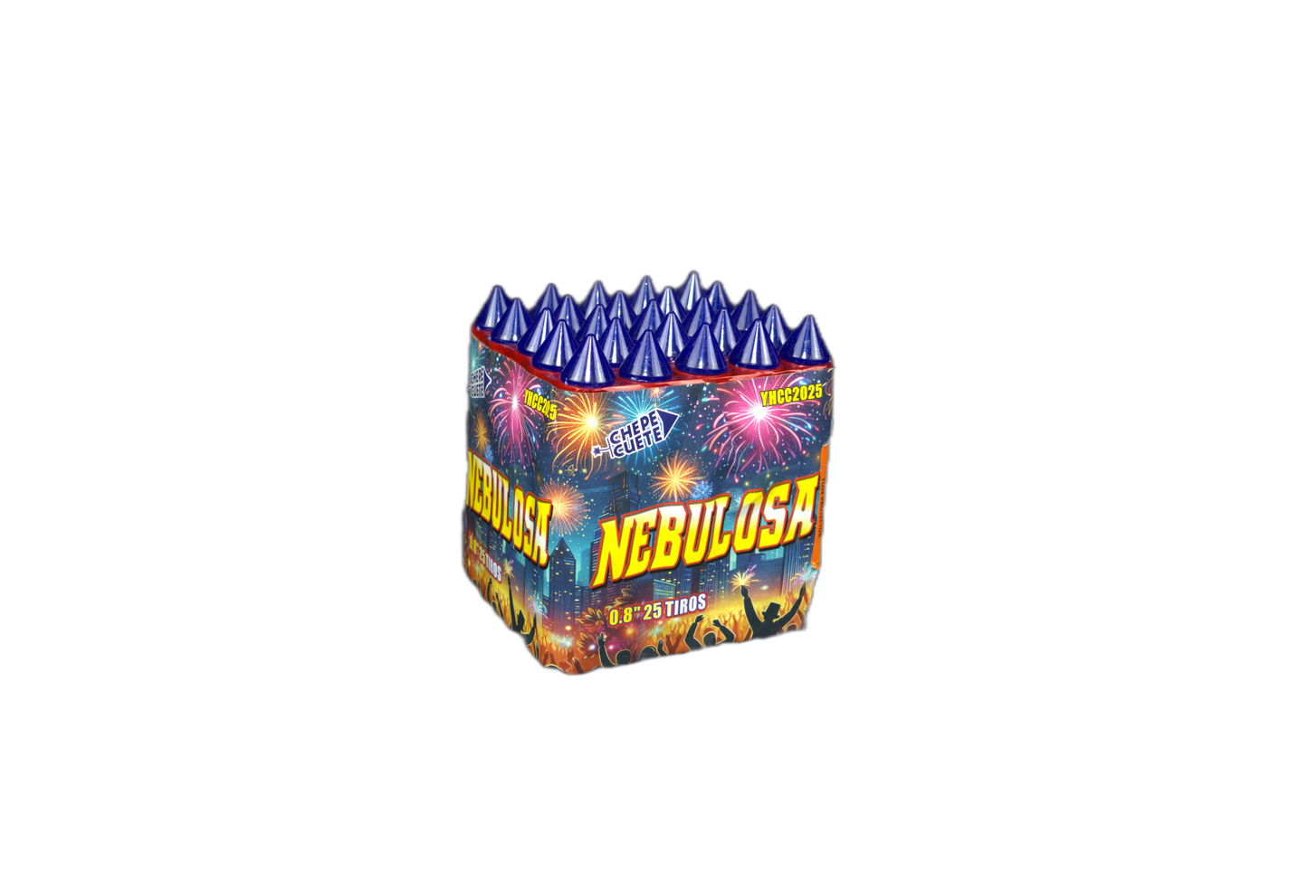 BATERIA - CON PICOS DE 25 TIROS - 0.8"NEBULOSA