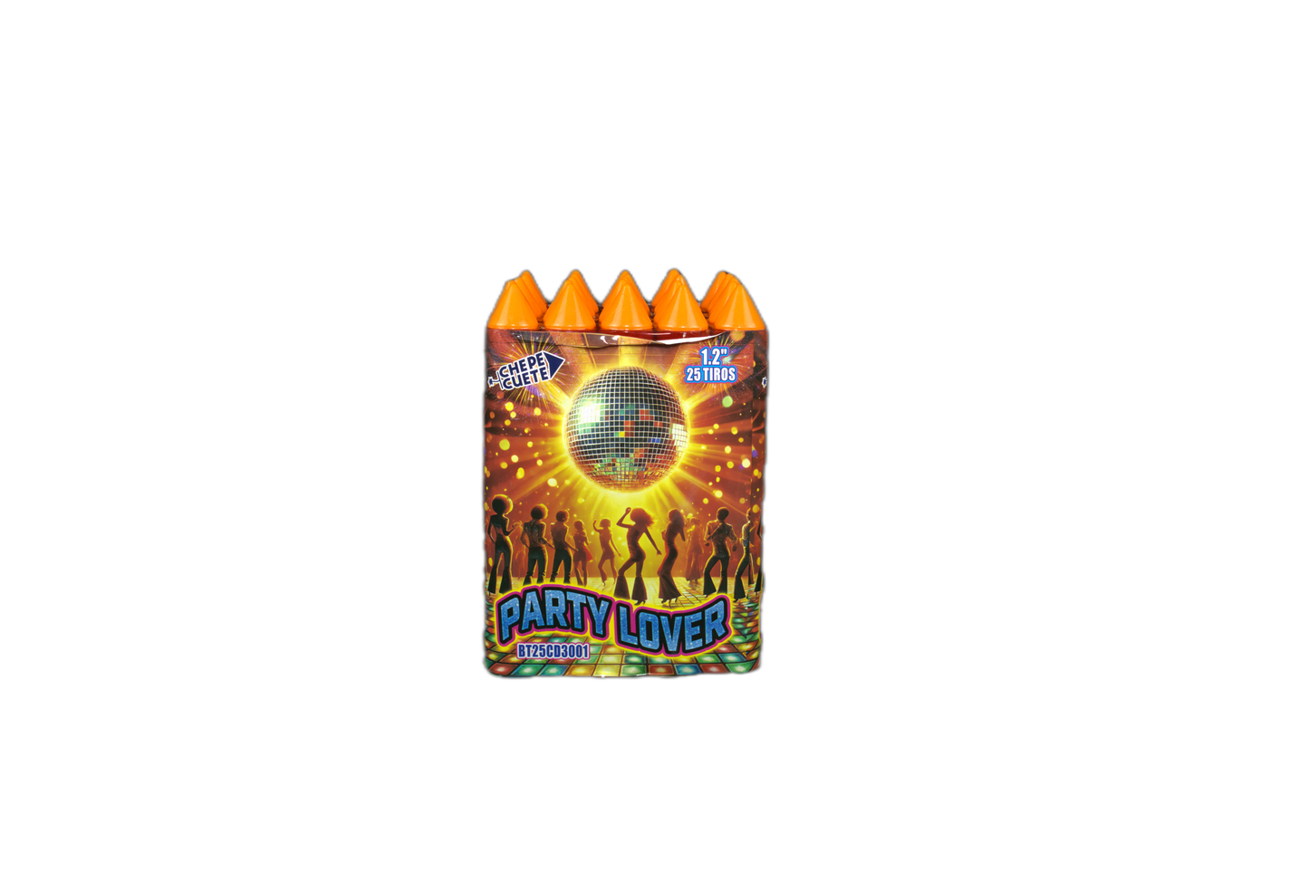 BATERIA - CON PICOS DE 25 TIROS - 1.2"PARTY LOVER