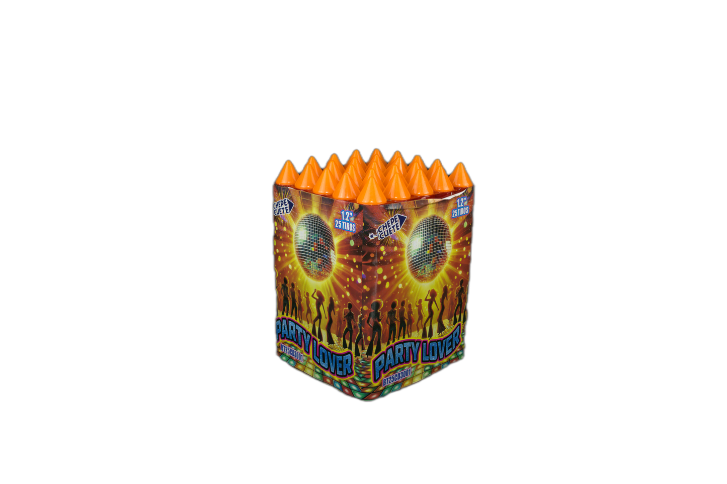 BATERIA - CON PICOS DE 25 TIROS - 1.2"PARTY LOVER