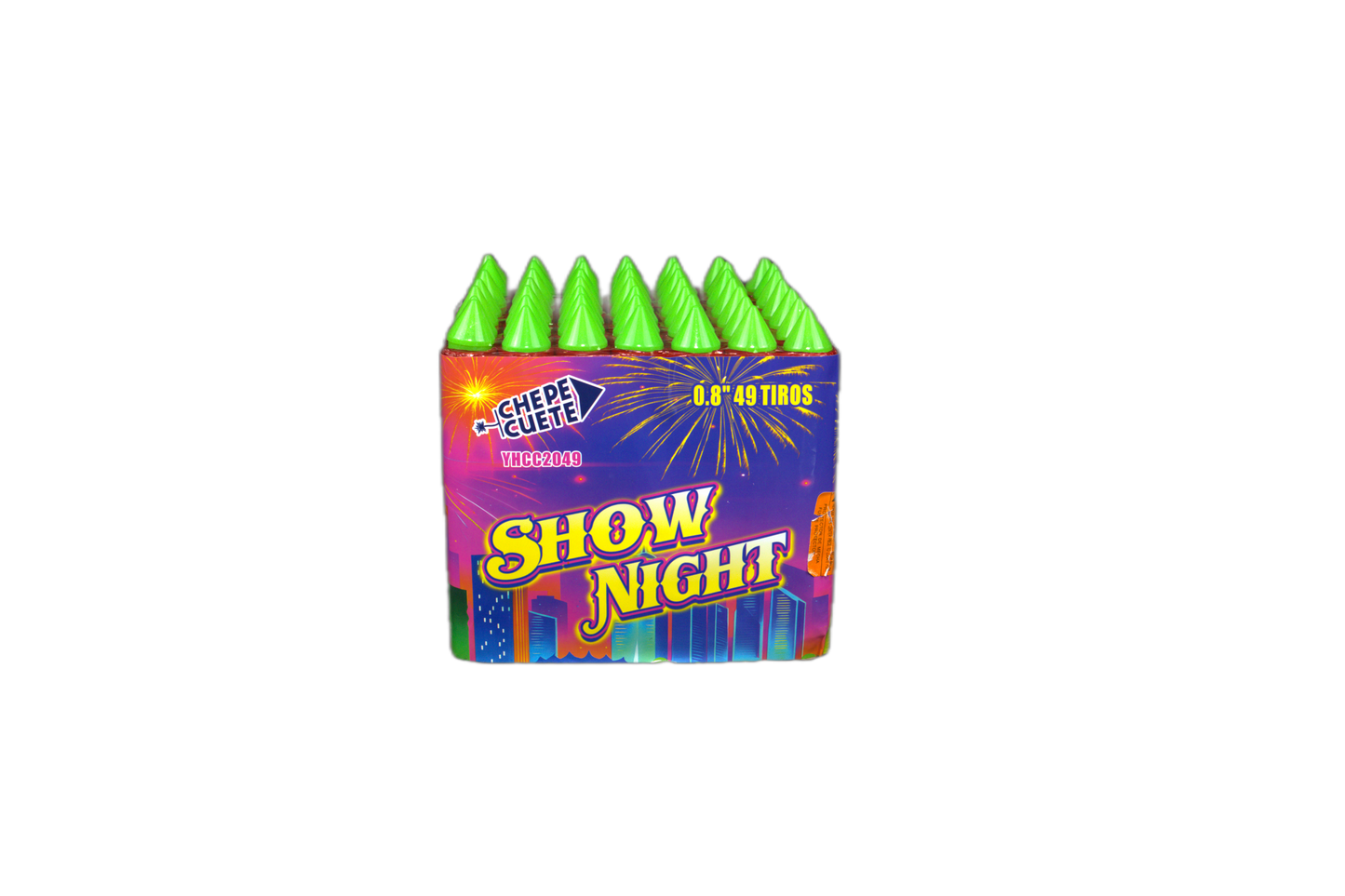 BATERIA - CON PICOS DE 49 TIROS - 0.8"SHOW NIGHT