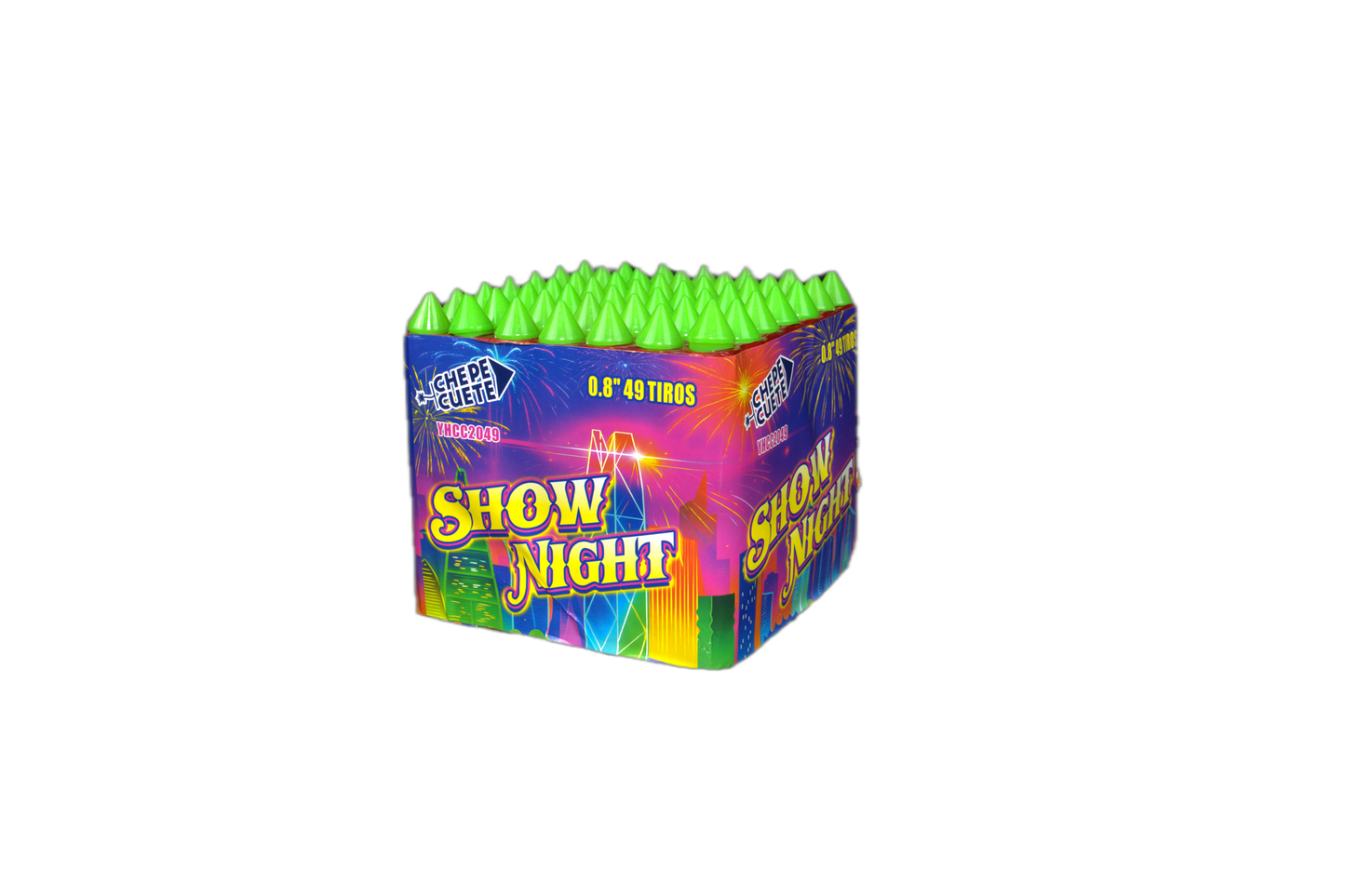 BATERIA - CON PICOS DE 49 TIROS - 0.8"SHOW NIGHT